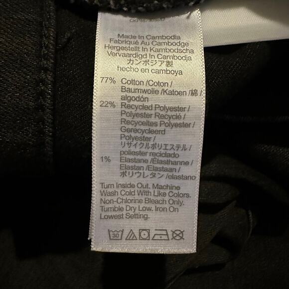 Madewell black THE ROADTRIPPER SKINNY FLARE Jeans size 27 cotton blend - Picture 9 of 11